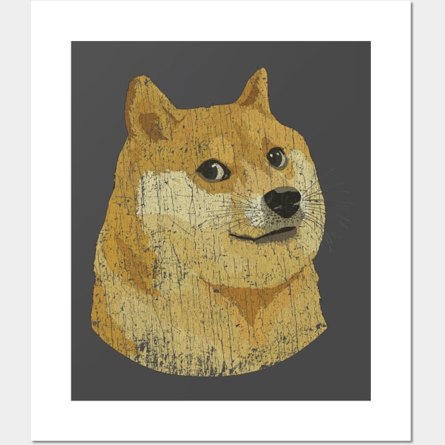 Doge Head 2010 Wall Art by JCD666